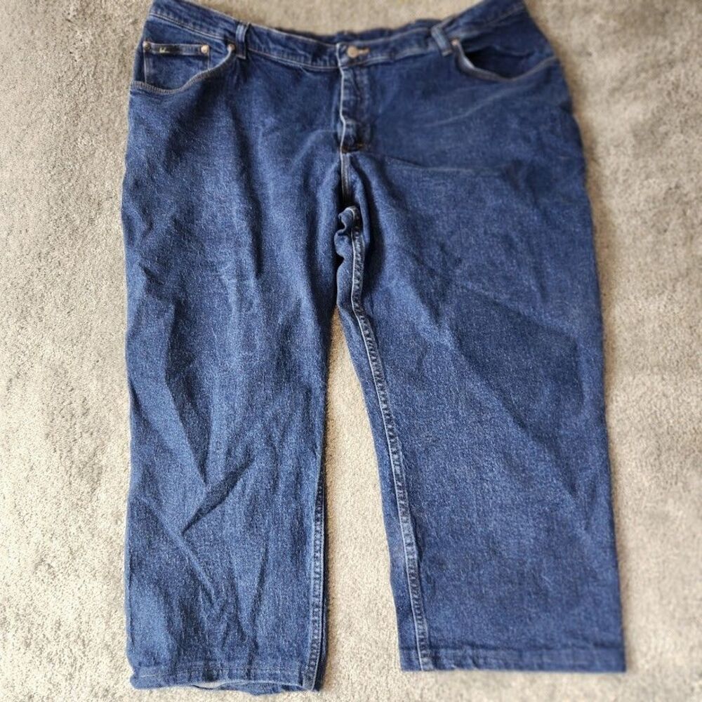 Womens Plus Size Blu Jeans 24W Petite Blue Denim Altered Hemmed